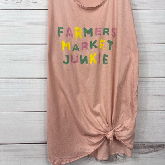 Farmers Market Junkie Tank Top Comune‎ Tee Size Small - Picture 2 of 5